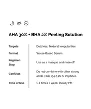 Load image into Gallery viewer, THE ORDINARY AHA 30% + BHA 2% Peeling Solution (30ml)
